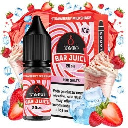 Bombo Bar Juice Strawberry Milkshake Ice